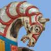 Mexican Antique Carousel Horse