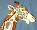 Antique Carousel Giraffe Figure